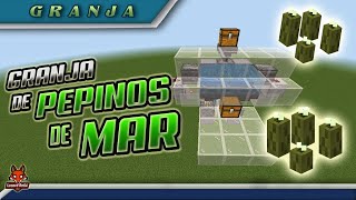 Granja de Pepinos de Mar  Minecraft Bedrock  116 – 120 [upl. by Mosley]