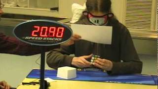 Ville Seppänen 3x3x3 Blindfolded European Record 3953 [upl. by Notsirhc]