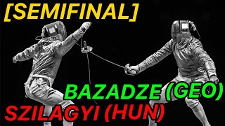 Tokyo 2021 T4 Szilagyi HUN v Bazadze GEO  Olympic Fencing  Mens Sabre Individual Highlights [upl. by Crowns173]