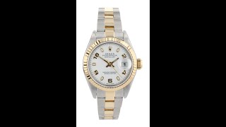 Rolex Datejust Pre Owned Watch Ref 79173 [upl. by Cheung584]