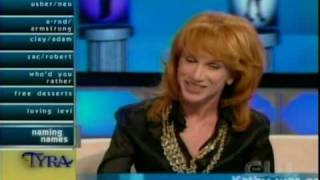 Kathy Griffin on Tyra  Part 15 [upl. by Hcirteid742]