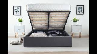 Beat The Bedroom Clutter With An Ottoman Storage Bed [upl. by Fidele]