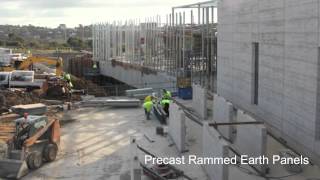 Precast Rammed Earth Panels RACV Torquay 2012 [upl. by Philan209]