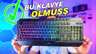 500 TL ALTI OYUNCU KLAVYESİ ÖNERİSİ  Claws Nexus K1 Full RGB Gaming Klavye [upl. by Ahsenauq]