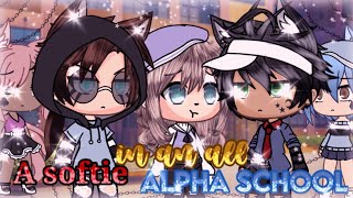 A Softie In An All Alpha School  GLMM  Gacha Life Mini Movie  Gacha Life • Original • [upl. by Akenahc]