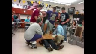 Physics Teacher Bed of Nails Stunt [upl. by Leeann]