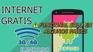 ¡Cómo tener Datos Móviles ilimitados en Android 2017 [upl. by Yaakov568]