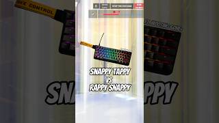 Snappy Tappy vs Rappy Snappy ft Wooting 60HE wooting gamingkeyboard [upl. by Madonia79]