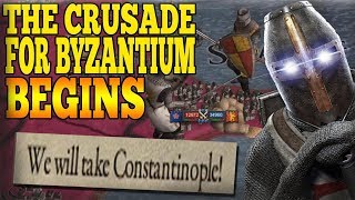 WHAT HAPPENS WHEN BYZANTIUM GETS CRUSADED CRAZY NEW HOLY FURY MECHANICS  Crusader Kings 2 [upl. by Sitruc]