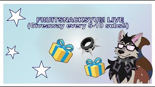 Fruitsnacksyum AJ  Animal Jam LIVE Giveaway every 510 subs [upl. by Ninerb854]