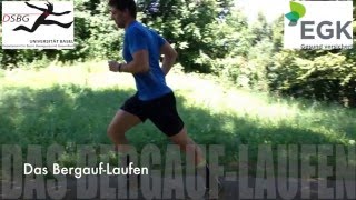 Lauftechnik Bergab und Bergauf Laufen [upl. by Eneleoj]