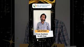 STUDENTS TESTIMONIAL  JK CONSULTANCY  STUDY ABROAD  ARMENIA [upl. by Nalyr]