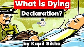 What is Dying Declaration Section 32 of the Indian Evidence Act 1872  Rajasthan Civil Judge Exam [upl. by Cazzie89]