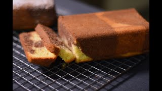 How to make Chocolate amp Vanilla Marble cake [upl. by Lebasi]