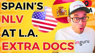 Spain Non Lucrative Visa Extra Docs at Los Angeles Consulate [upl. by Dolorita]