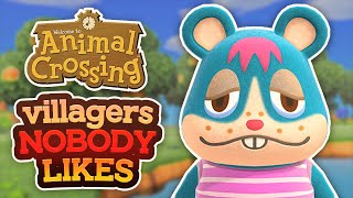 Top 10 WORST Animal Crossing Villagers In New Horizons [upl. by Noella872]