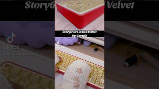 GeezKB Story65 R3 in Red Velvet x Milky Way Keys Voynich Keycaps asmr mechanicalkeyboard typing [upl. by Sivet]