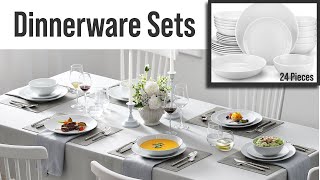 Modern Dinnerware Sets 24 Pieces [upl. by Hallagan]