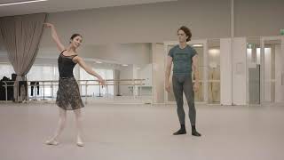 Rehearsing Tschaikovsky Pas de Deux  Counterpointe  Season 2021 [upl. by Fraser85]