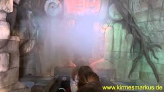 Phantasialand  Mexico  CHIAPAS  DIE Wasserbahn Video by kirmesmarkus 2014 [upl. by Narok]