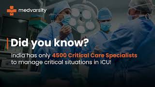 Fellowship in Critical Care Medicine  MedvarsityOnlineLtd [upl. by Chapa]