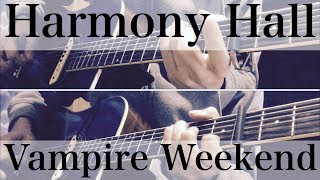 Vampire WeekendHarmony Hall acoustic guitar cover short [upl. by Auqenat]