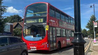 Journey on route E8 VW1042 LK10BXL  Metroline ltd [upl. by Aggappera]