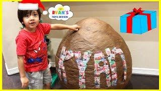 Cars Toys Giant Egg Surprise Opening Christmas Morning 2016 Opening Present Toy Cars for Kids Video [upl. by Sices39]