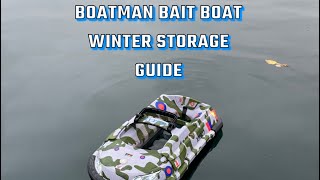 Boatman Bait Boat winter storage guide battery maintenance and cleaning advice [upl. by Herwick]