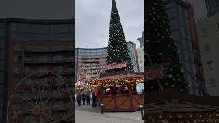 Opening the Christmas Market in Gunwharf Quays Porthsmouth 🇬🇧 [upl. by Zurc485]