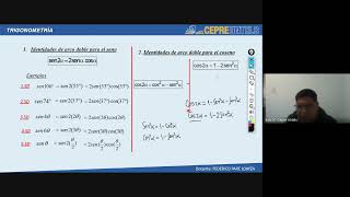 TRIGONOMETRÍA  Semana 10  Cepre Untels 2022 [upl. by Jasmina]