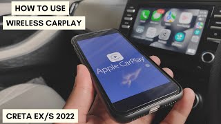 CRETA 2022 Wireless Apple Carplay  CRETA S [upl. by Anizor]