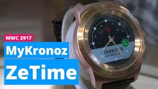 MyKronoz ZeTime smartwatch hitech ma con lancette fisiche  Hardware Upgrade [upl. by Womack383]