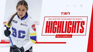 2024 SCOTTIES TOURNAMENT OF HEARTS HIGHLIGHTS Pool Play  Ontario vs British Columbia [upl. by Henryson962]