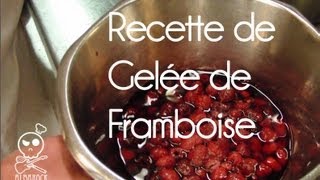 Recette de la gelée de framboise  recette facile  pâtisserie  dessert  Albarock [upl. by Finlay]