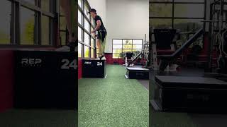 Hockey  Seated Box Jumps  Caerus Strength Trainer [upl. by Mclain217]