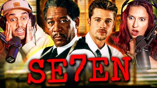 SE7EN 1995 MOVIE REACTION  HOW DARK CAN IT GET  First Time Watching  Review [upl. by Pacifica]