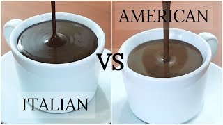 Hot Chocolate Recipe  AMERICAN VS ITALIAN HOT CHOCOLATE [upl. by Ryley]