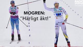 Stina Nilsson spurtar hem VMsilver i stafett 2017 [upl. by Mancino]