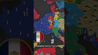 Timelapse de la era napoleonica turno 1 al 60 en our empire remake ourempire [upl. by Ani480]