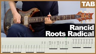 【TAB】Rancid  Roots Radical GUITAR COVER INSTRUMENTAL COVER by YuukiT [upl. by Nodarb]