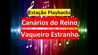 Canários do Reino  Vaqueiro Estranho  Playback [upl. by Clie]