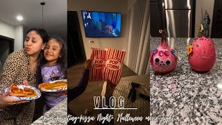 VLOG  SHOPPING FOR LEGACYS HALLOWEEN COSTUME  PAINTING PUMPKINS  MAKING PIZZAS  MORE [upl. by Waters477]