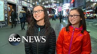 Identical Twins Reunited on GMA Explore NYC Together [upl. by Leorsiy]