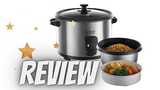 Russell Hobbs Rice Cooker and Steamer Review and How to Use  Make Perfect Rice and Vegetables [upl. by Gretal]