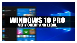 How to get Windows 10 Pro  Activation Key Very Cheap LEGALLY [upl. by Berkman159]