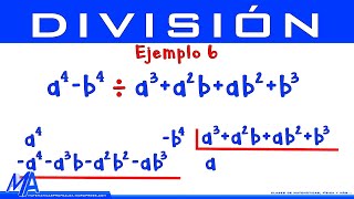 División de polinomios  Ejemplo 6 [upl. by Dasi]