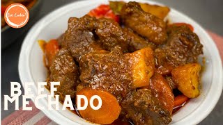 Beef Mechado Recipe  Beef Stew  Mechadong Baka  Easy to Follow Recipe [upl. by Lupe]