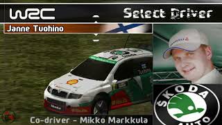 World Rally Championship PSP 2005  Carlist and All Drivers 100  4K PPSSPP [upl. by Ayyn258]