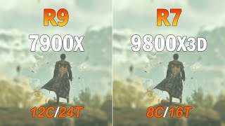 Ryzen 7 9800X3D vs Ryzen 9 7900X  How big is the difference [upl. by Halbeib]